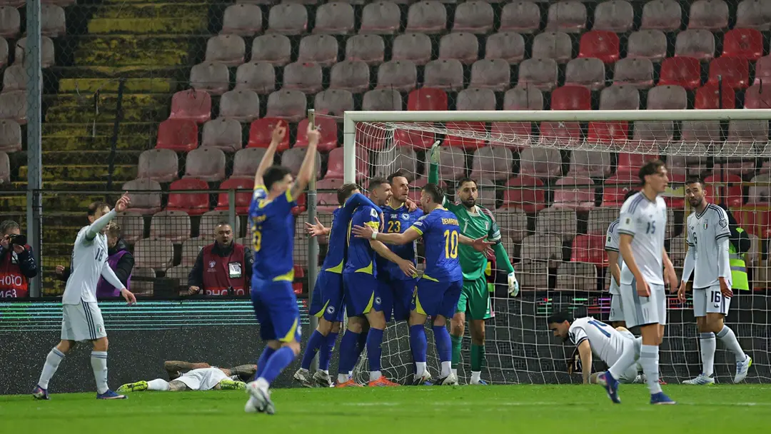 ১-১ গোলে সমতা, অতিরিক্ত সময়ে ইতালি-বসনিয়ার ম্যাচ